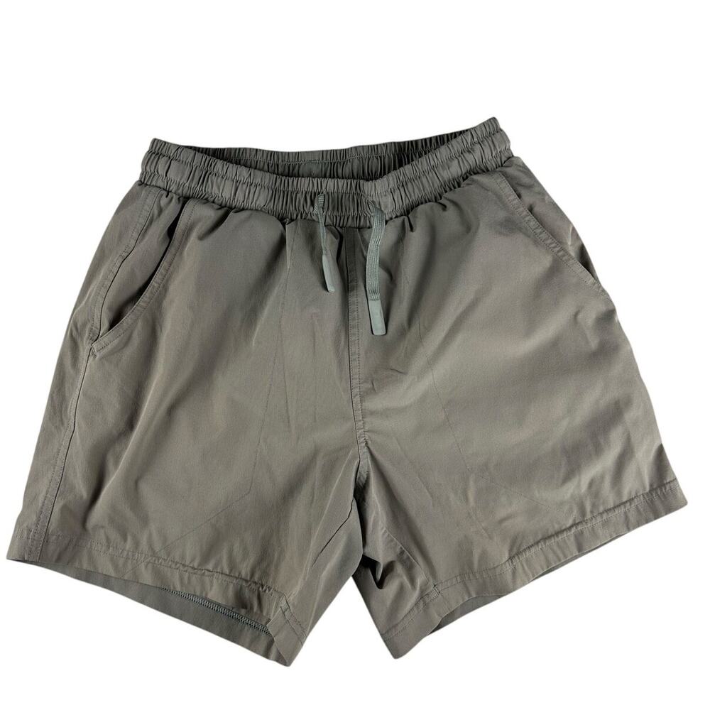 BEARBOTTOM Shorts Mens Small Gray Elastic Stretch 5.5” Inseam Flap Pocket
